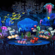 An artist’s rendering of the Little Mermaid live set.